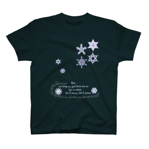 Let it snow スタンダードTシャツ