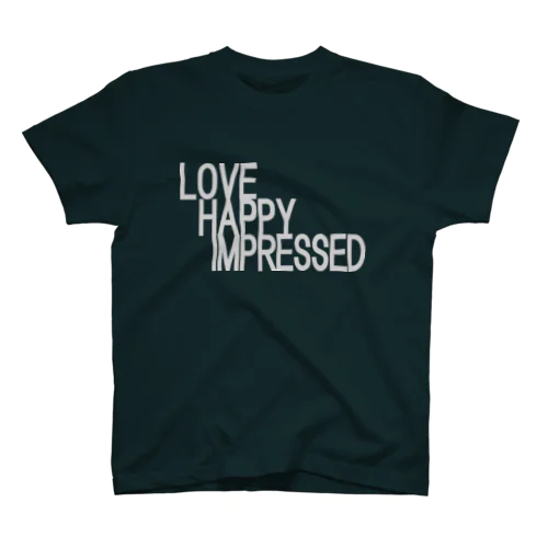 愛　幸せ　感動　love　happy　impressed スタンダードTシャツ