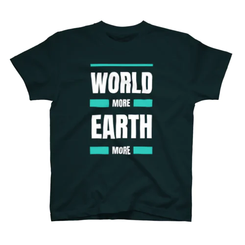 world more earth more スタンダードTシャツ