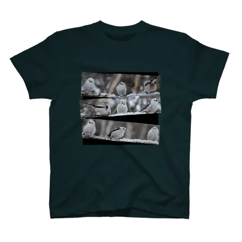 【心とカラダの栄養に】サロベツのシマエナガ Regular Fit T-Shirt
