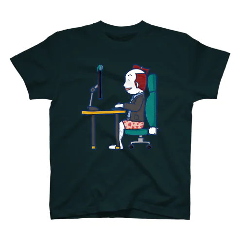 Remote Working Boy／濃色Tシャツ Regular Fit T-Shirt