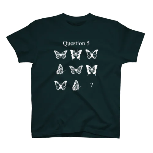 Q5（白インク） Regular Fit T-Shirt