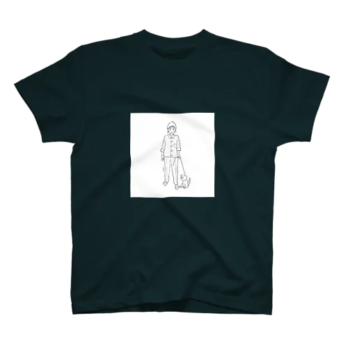 おさんぽ 白箱 Regular Fit T-Shirt