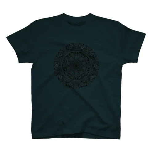 漆黒の曼荼羅 Regular Fit T-Shirt