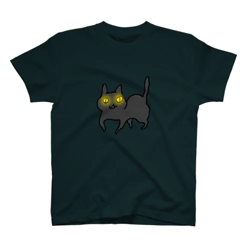 くらやみのねこ Regular Fit T-Shirt