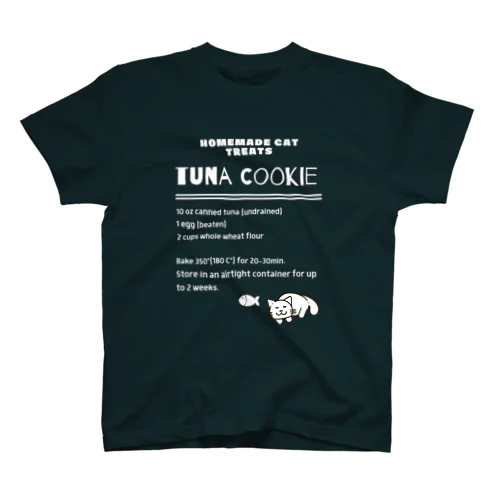 Tuna Cookie-Black Regular Fit T-Shirt