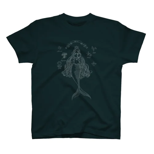 人魚姫の標本箱（ホワイト） スタンダードTシャツ