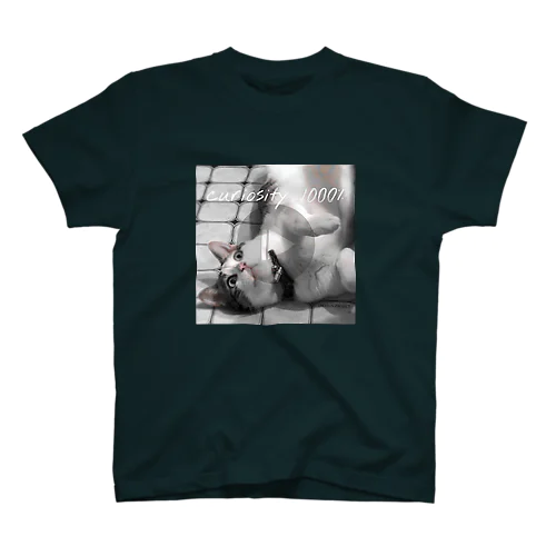 【1000％シリーズ　curiosity cat】 Regular Fit T-Shirt