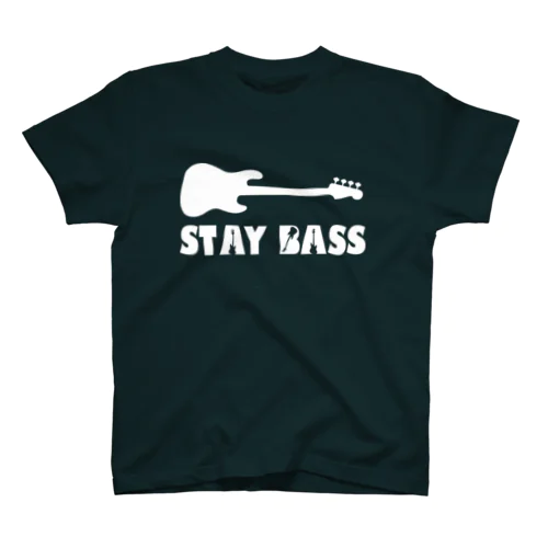 STAY BASS（白ロゴ） スタンダードTシャツ