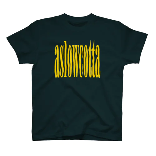 aslowcottaバンドTシャツ イエローver. スタンダードTシャツ