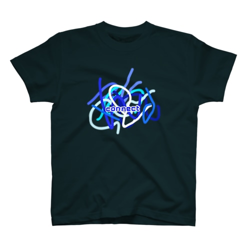 connect ブルー Regular Fit T-Shirt