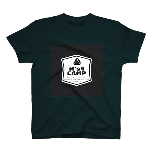 M's4CAMP ブラック Regular Fit T-Shirt