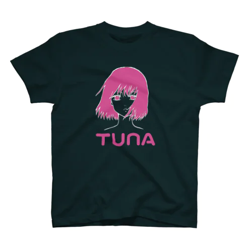 TUNAピンク スタンダードTシャツ