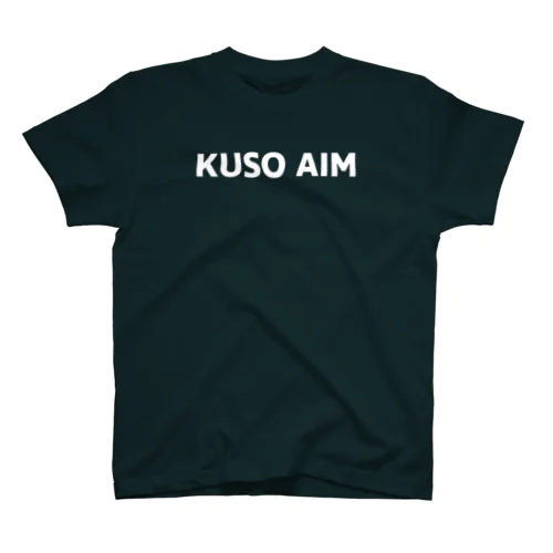 KUSO AIM WHITE Regular Fit T-Shirt