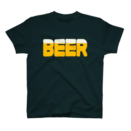 BEER(英字＋１シリーズ) Regular Fit T-Shirt