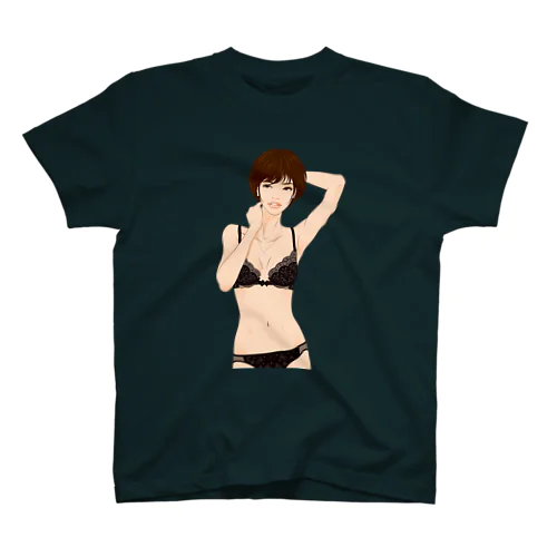 Girls IN Black-UP-00 スタンダードTシャツ