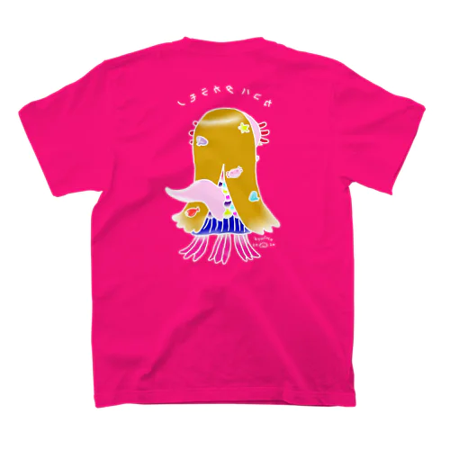 【両面】うぱあまびえTシャツ（白線）ver.2 スタンダードTシャツ