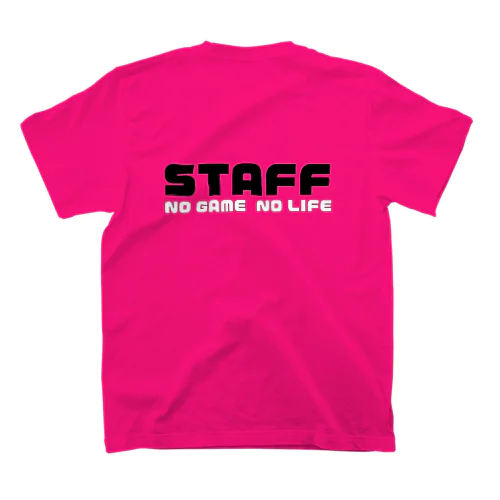 【e_Starmine】STAFF NO GAME NO LIFE monochrome Regular Fit T-Shirt
