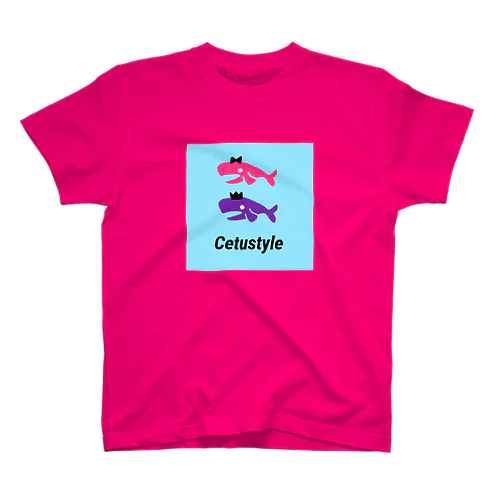 Cetustyle_マッコウクジラの双子 スタンダードTシャツ