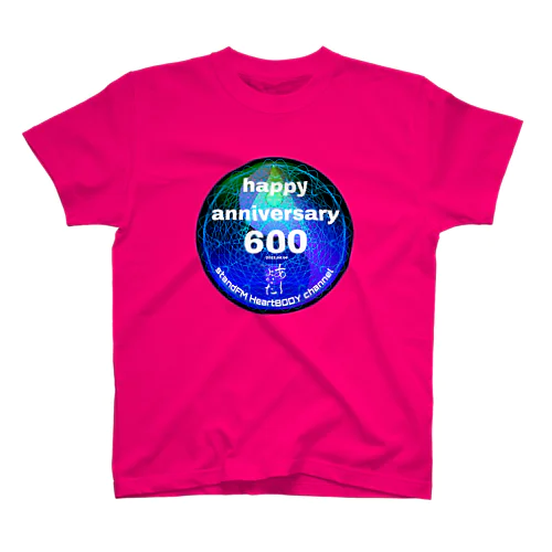 happy anniversary VOL600 standFM HeartBODY channel スタンダードTシャツ