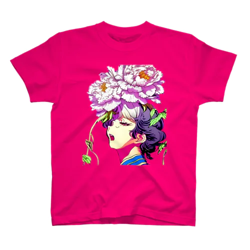 立てば芍薬座れば牡丹 スタンダードTシャツ