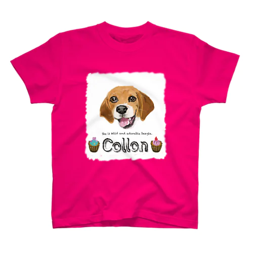 ビーグルのパピーCollon スタンダードTシャツ