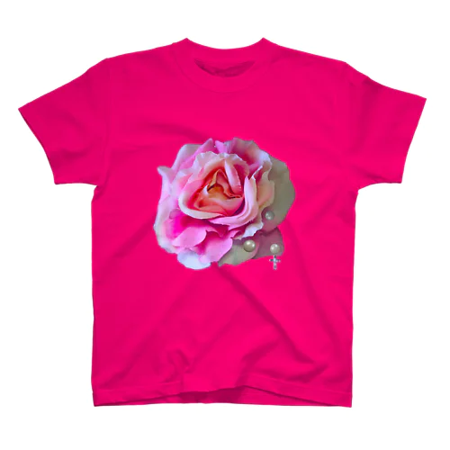 Rosenkreuzer PINKmarble Regular Fit T-Shirt