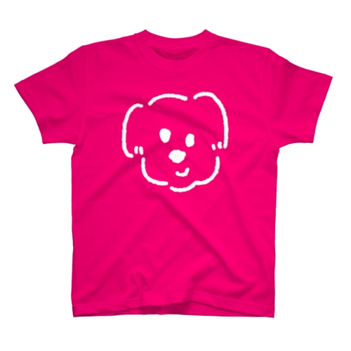 白抜きの犬くん Regular Fit T-Shirt