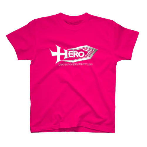 HEROロゴピンク＆水色 スタンダードTシャツ