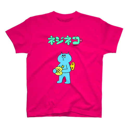 ネジネコとメロンパン(ロゴ入り) スタンダードTシャツ