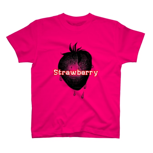 黒鳥夜子作StrawberryTシャツ Regular Fit T-Shirt