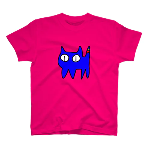 ねこですから。青 Regular Fit T-Shirt