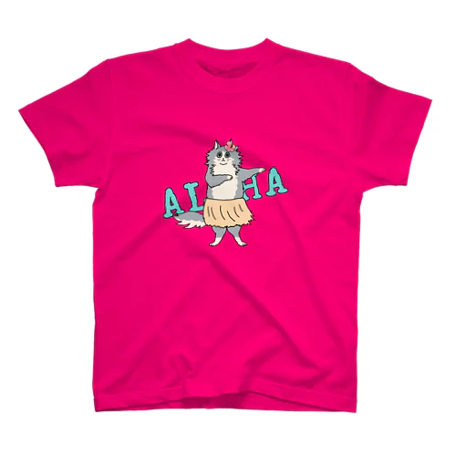 aloha cat Regular Fit T-Shirt