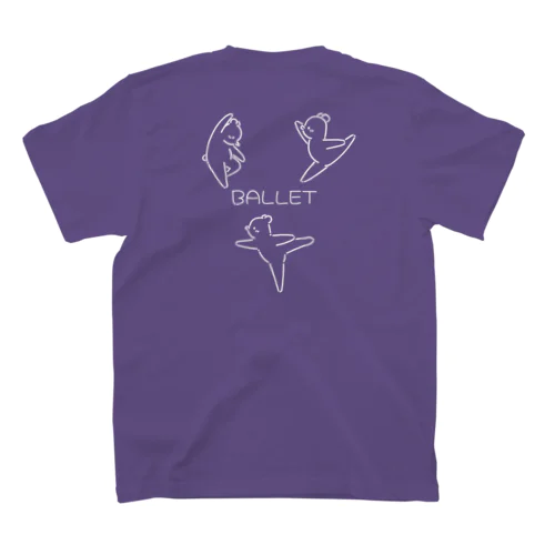 Balletシリーズ　白 スタンダードTシャツ