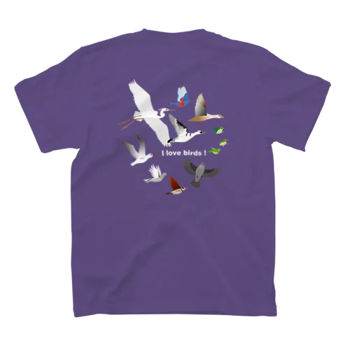 I love birds D 特大   Regular Fit T-Shirt