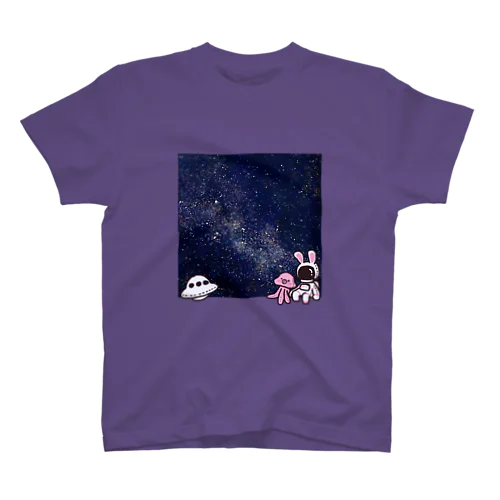 宇宙の窓（四角） Regular Fit T-Shirt