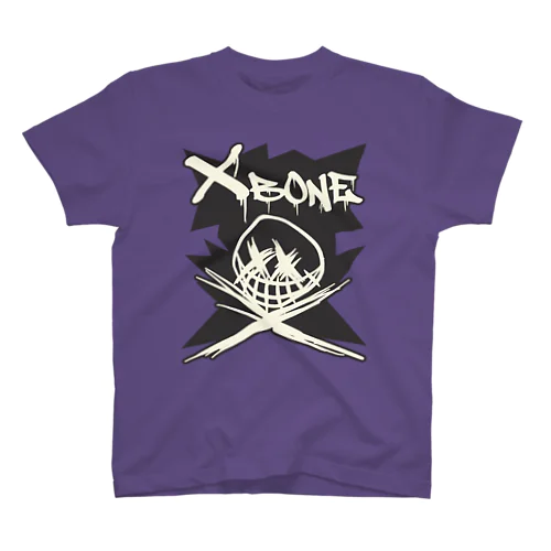 RAKUGAKIXBONE IVRonBLK スタンダードTシャツ