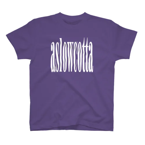 aslowcotta バンドTシャツ　ホワイト Regular Fit T-Shirt