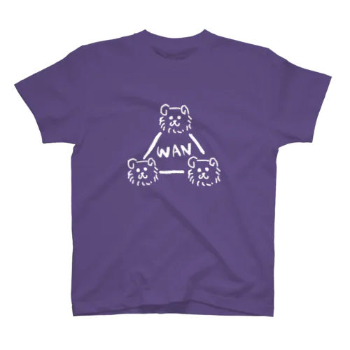 WANのWAN(白) スタンダードTシャツ