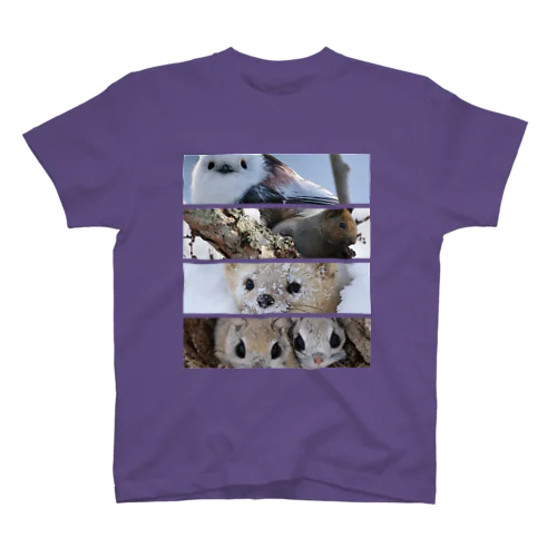 【エゾシリーズ】笑顔つながるサロベツの動物 Regular Fit T-Shirt