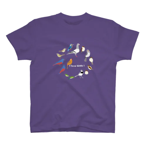 I love birds B 大 Regular Fit T-Shirt