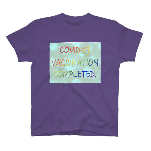 VACCINATION COMPLETED(B) スタンダードTシャツ