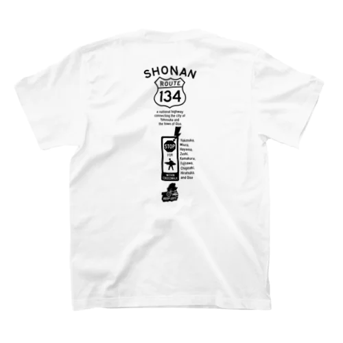 R134_No.001_BK スタンダードTシャツ