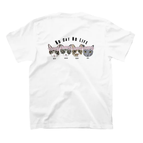 moo& chah & guri & ari スタンダードTシャツ