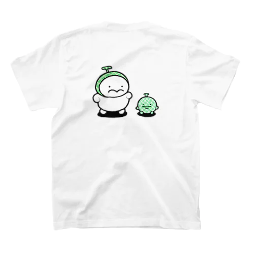 【背面柄】メロンとぷりぷりうちゅうじん スタンダードTシャツ