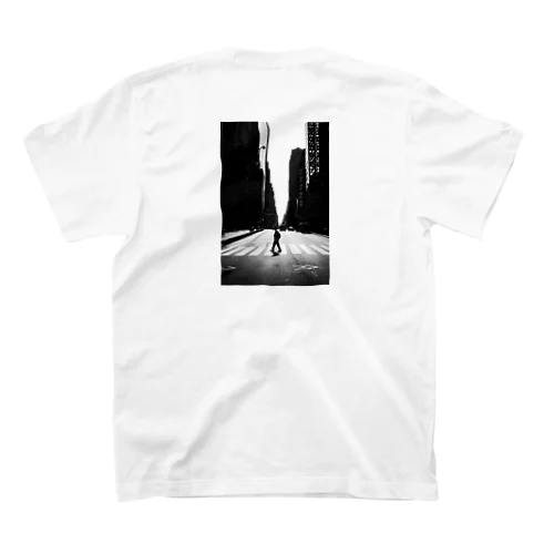 New York no.9 Back Print Version  Regular Fit T-Shirt