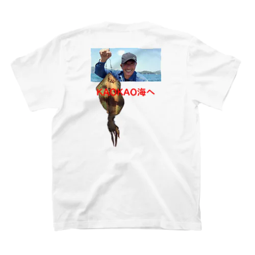 背中で決めるkaokao-h スタンダードTシャツ