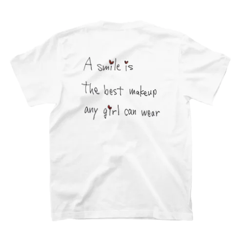 A smile is the best makeup any girl can wear Regular Fit T-Shirt