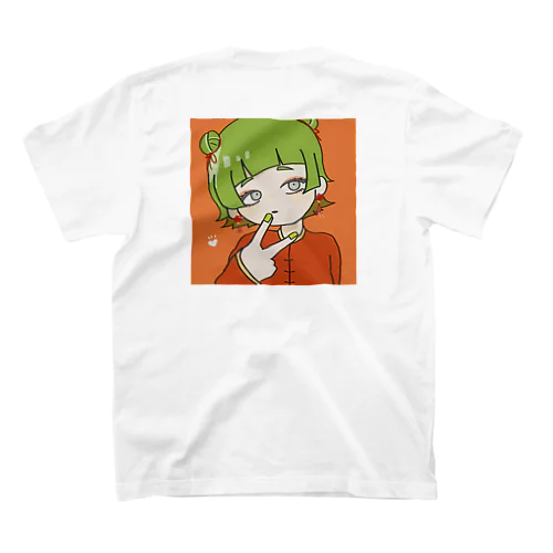 あかとみどり バックプリント スタンダードTシャツ