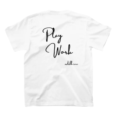 _Play Work_ add Human Tshirt  Regular Fit T-Shirt